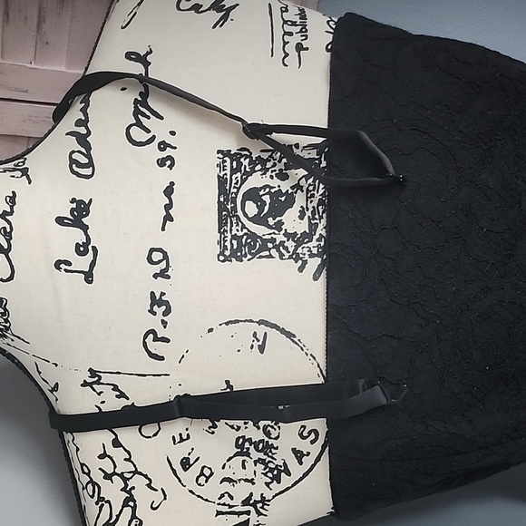 White House Black Market   Black Strapless Lace Cocktail Dress - Picture 8 of 12